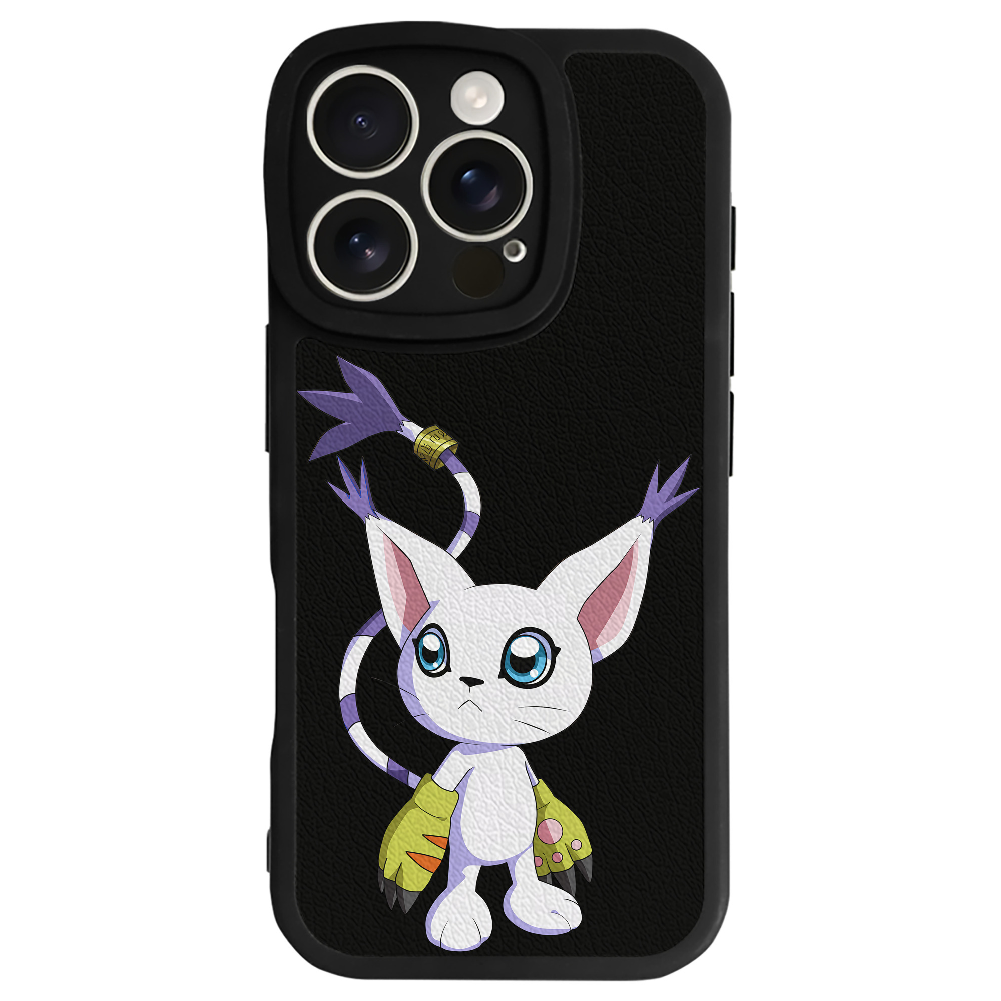 （画像用） Digimon デジタルモンスター/デジモン 【iPhone 16シリーズ対応】シリコンスマホケース（レザー調） 材質：シリコン